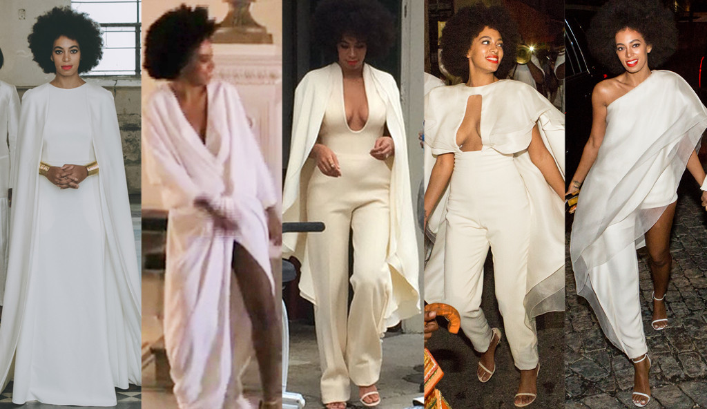 All 5 of Solange Knowles' Wedding Day Looks—Which Is Your Favorite